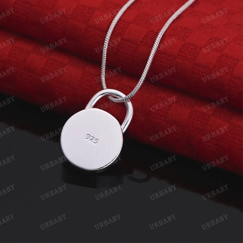 Authentic The Keeper of Secrets: Sterling Silver Round Lock Talisman