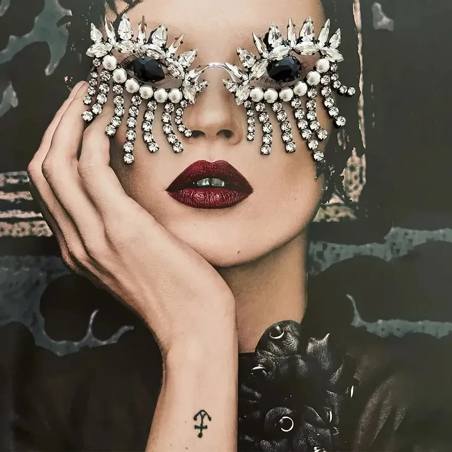 Authentic Protective Vigilance: Imitation Pearl Evil Eye Choker