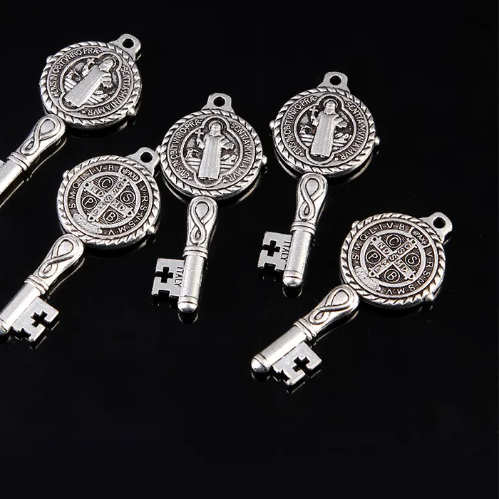 Authentic Religious Saint Benedict Amulet Medal-Nursia Pattern Medal, Saint Christopher Medal