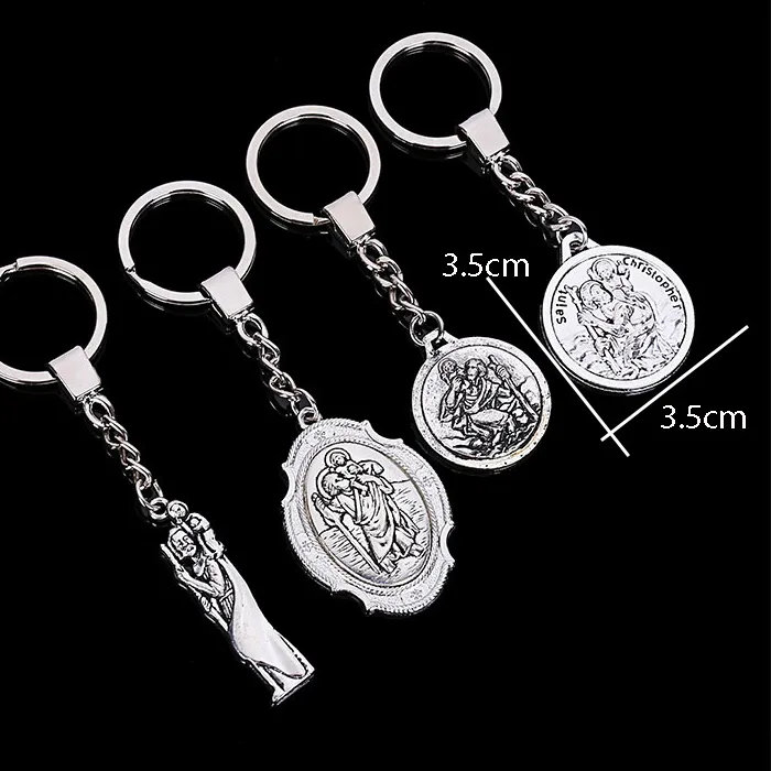 Authentic The Golden Path Protector St Christopher Talismanic Keychain