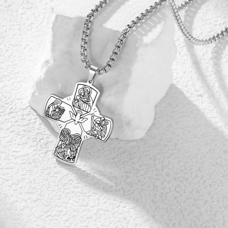Authentic Guardian of Faith: Four-Way Cross of Protection