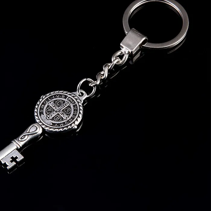 Authentic Religion, St. Christopher Keychain, Hot Miracle Saint Benedict Medal Pendant Keychain Jewelry