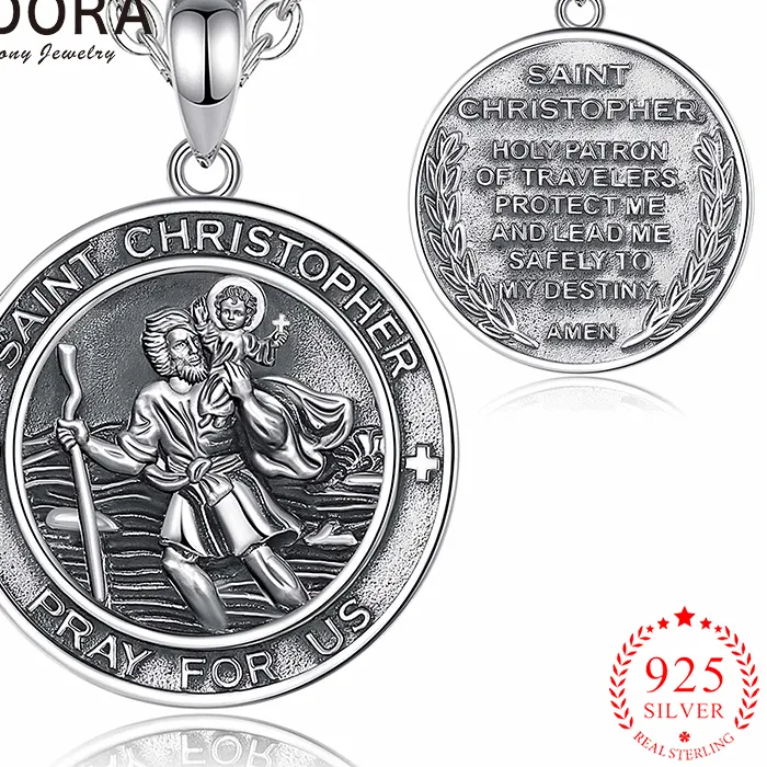 Authentic The St. Christopher Voyager Medallion of Protection