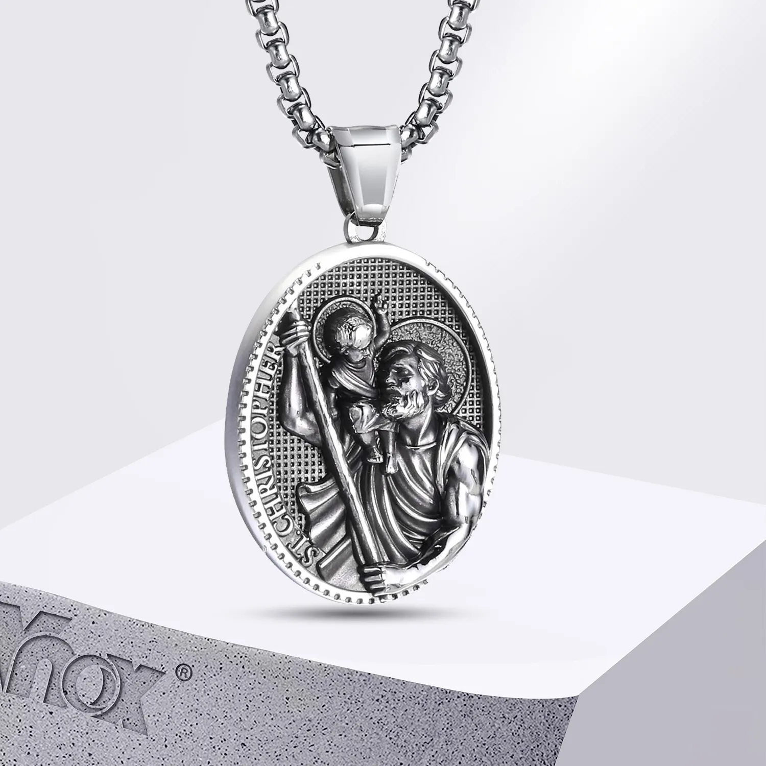 Authentic Saint Christopher's Shield of Protection