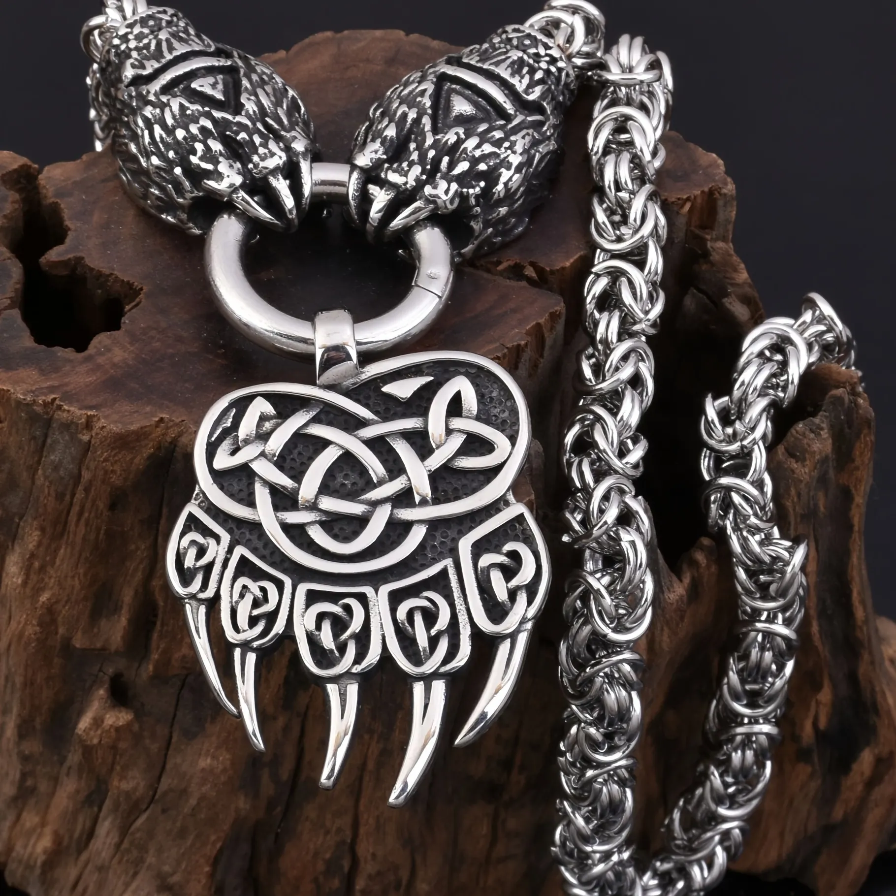 Authentic The Ursine Aegis: Viking Bear Claw Talisman