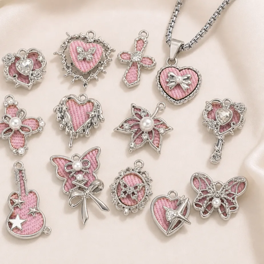 Authentic Celestial Heart Radiance - Quintet of Ethereal Love Charms