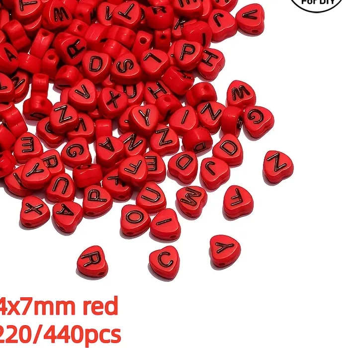 Authentic Sacred Hearts of Expression: Alphabetical Talismanic Beads