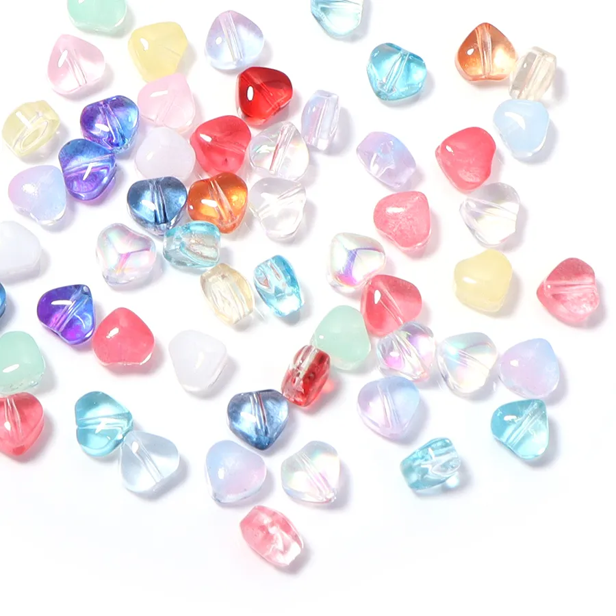 Authentic Sacred Heart Manifestation Vessels - Bohemian Czech Glass Alchemy Beads