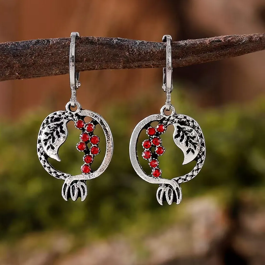 Authentic The Crimson Pomegranate Talisman of Abundance and Vitality