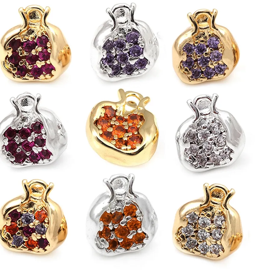 Authentic Pomegranate Grape Watermelon Orange Fruit Charms Pendants High Quality Necklace Earrings Diy Jewelry Accessories Rosediy Website