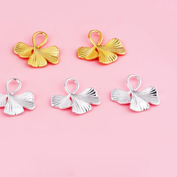Authentic Ginkgo Leaf Guardian: Shield Your Heart with Sterling's Gentle Protection