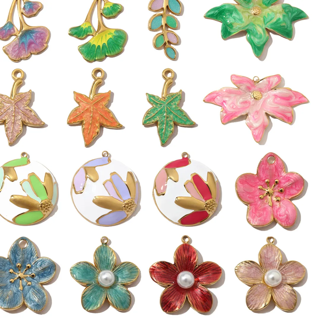 Authentic Talisman Of The Sacred Flora Gilded Botanical Charms For Harmony And Grace