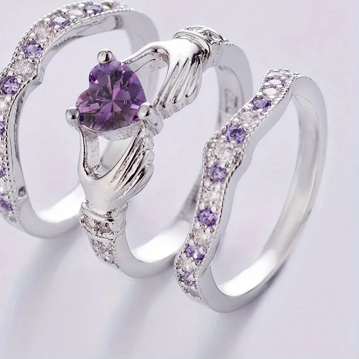 Authentic Mystic Claddagh Heart Rings Enchanted Anniversary
