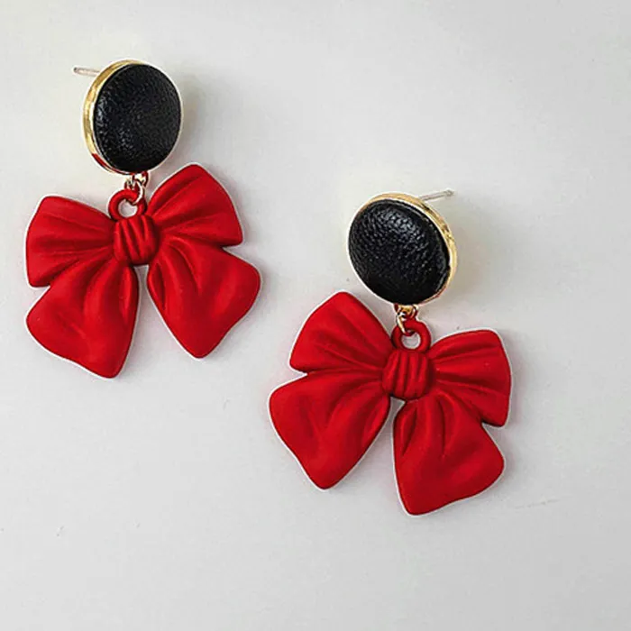 Authentic The Crimson Knot of Eternal Devotion Dangle Earrings