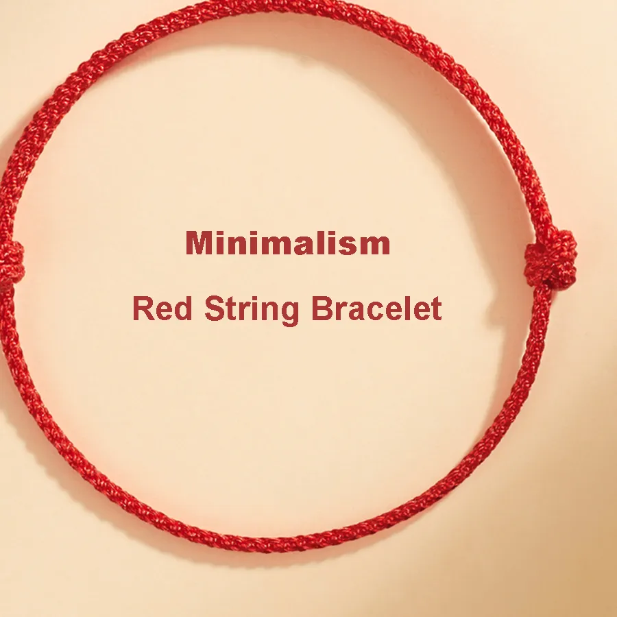 Authentic Embracing Protection and Good Fortune: A Sacred Red String of Destiny