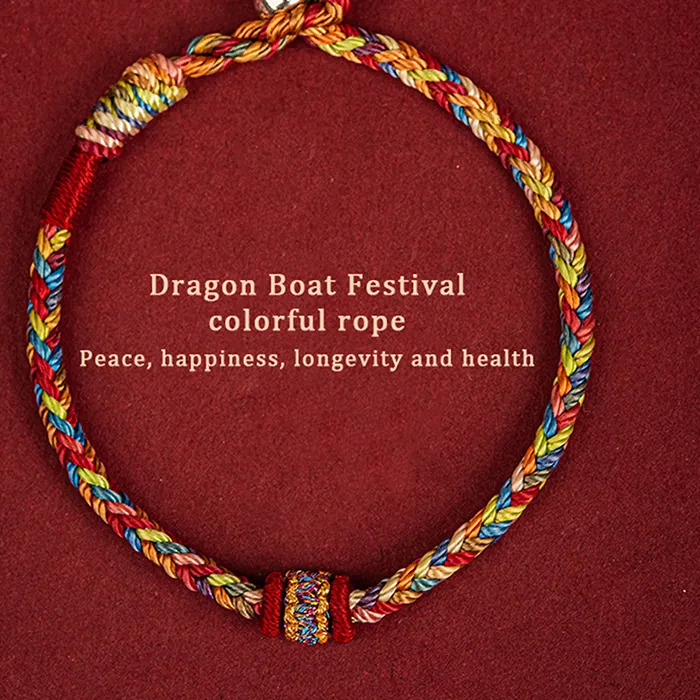 Authentic 1pcs Handmade Braided Bracelet Colorful Thread Good Luck Charm Rope Bracelet For Women Men Knots Red Rope Woven Bracelets