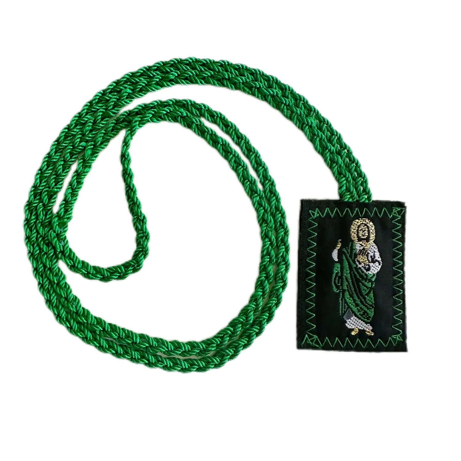 Authentic The Sacred Weaver: Dual-Sided Scapular of Divine Grace and Steadfast Hope