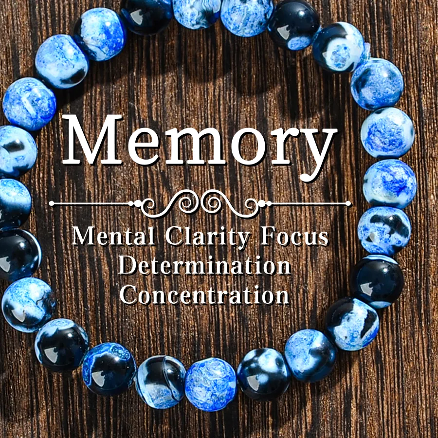 Authentic Enhanced Memory Crystal Bracelet- Helps With Clarity, Focus, And Determination, Crystal Jewelry For Mental Health