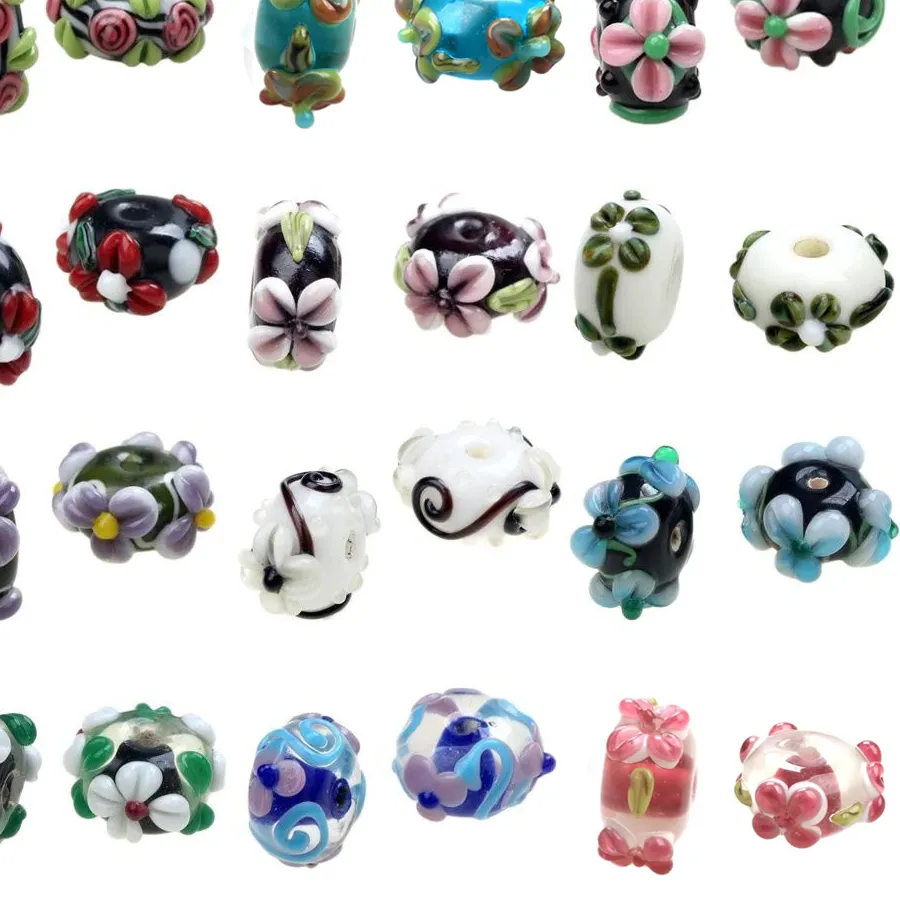 Authentic Ethereal Bloom Lampwork Glass Talismans