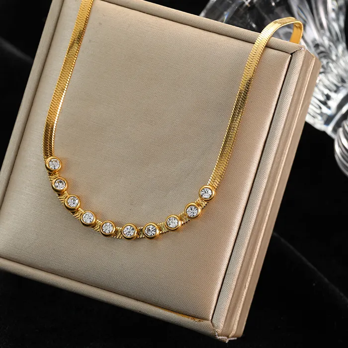 Authentic Golden Radiance Choker Zircon Essence Of Protection