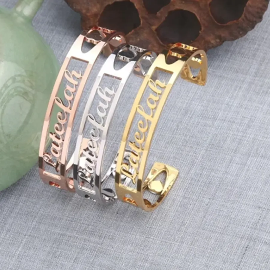 Authentic Customized Name Love Bracelet Personalized Bracelet, Men's and Women's Bracelets, Jewelry Gifts