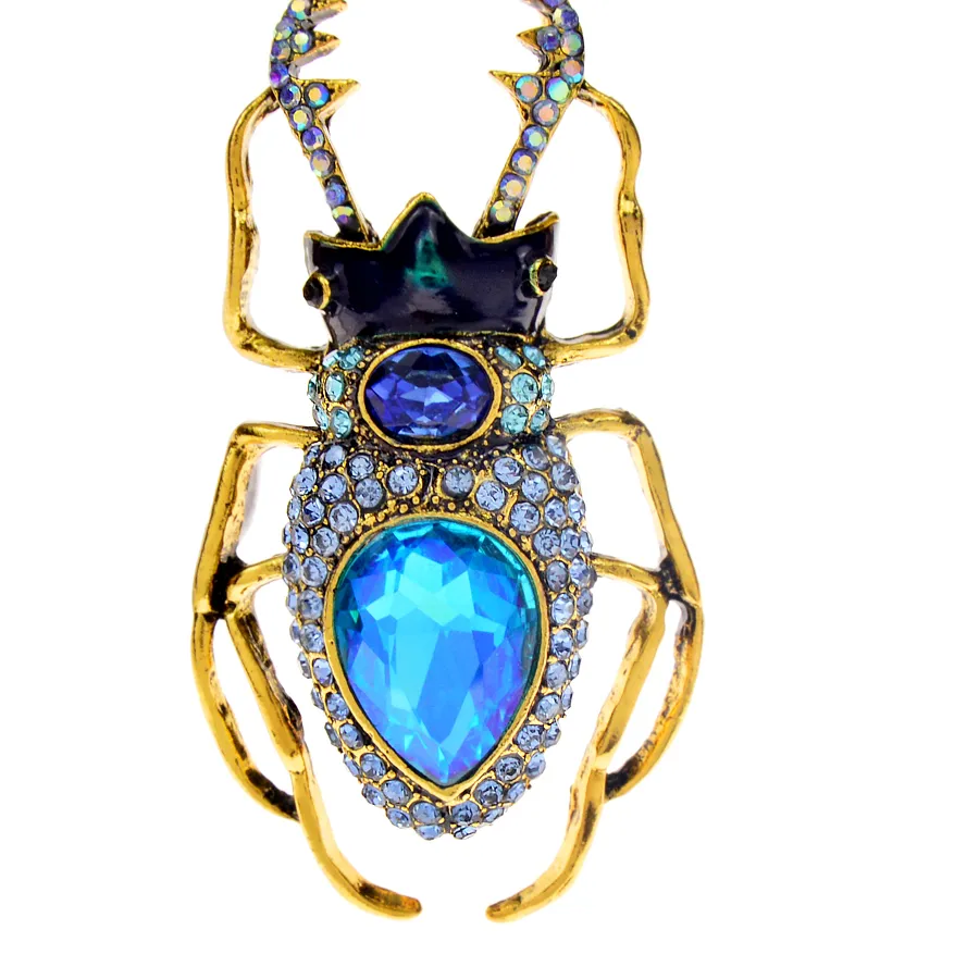 Authentic The Azure Scarab: Crystal Beetle Talisman