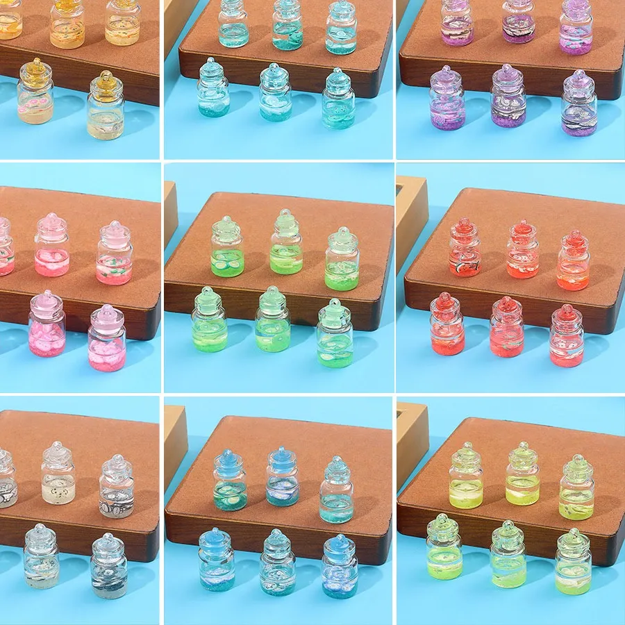 Authentic 4/12/20pcs Multicolor Wishing Bottle Decoration Pendants,DIY Necklaces,Valentine's Day Thanksgiving Mother's Day Christmas Gift