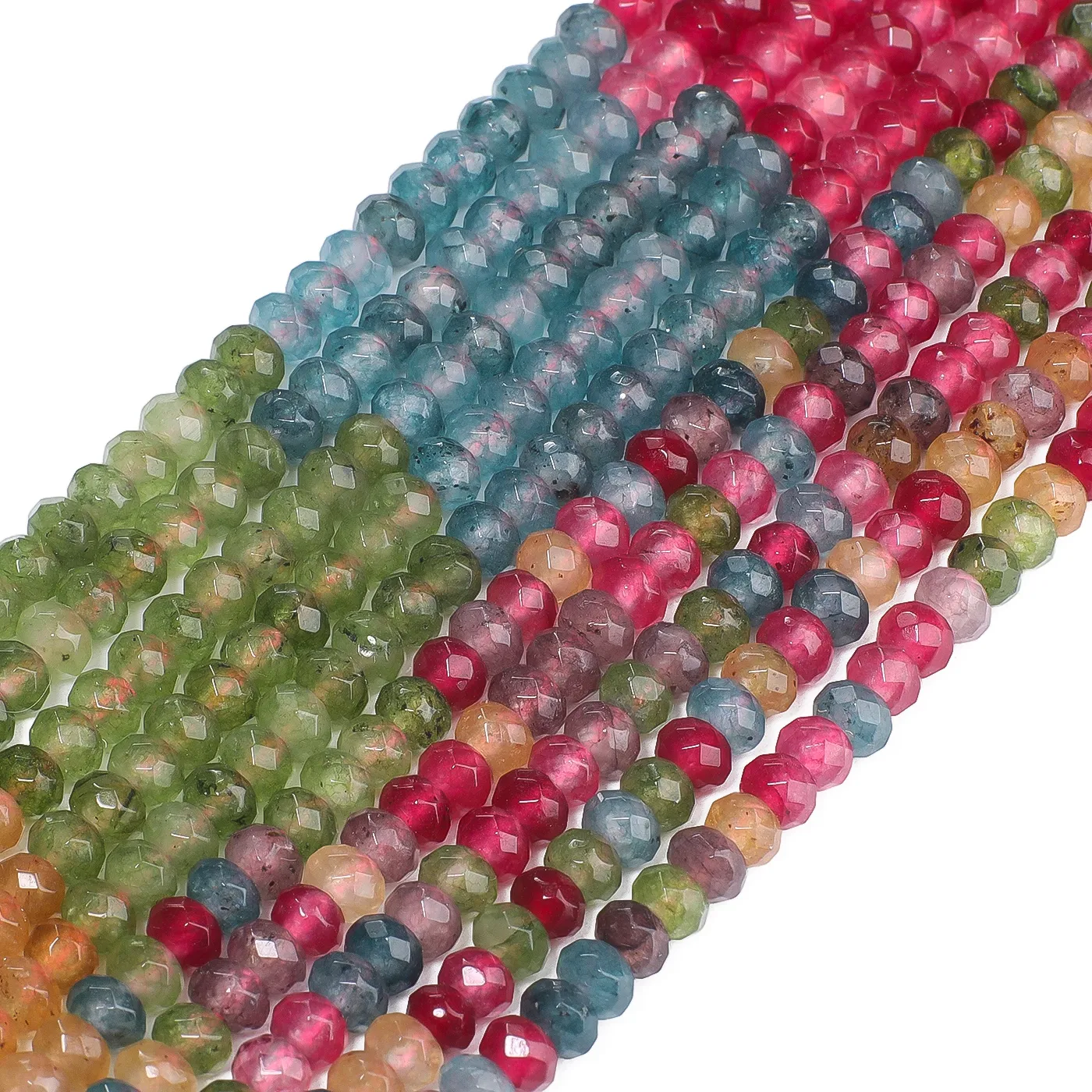 Authentic Rainbow Tourmaline Alchemical Beads - Spectrum Aura Awakening Elements