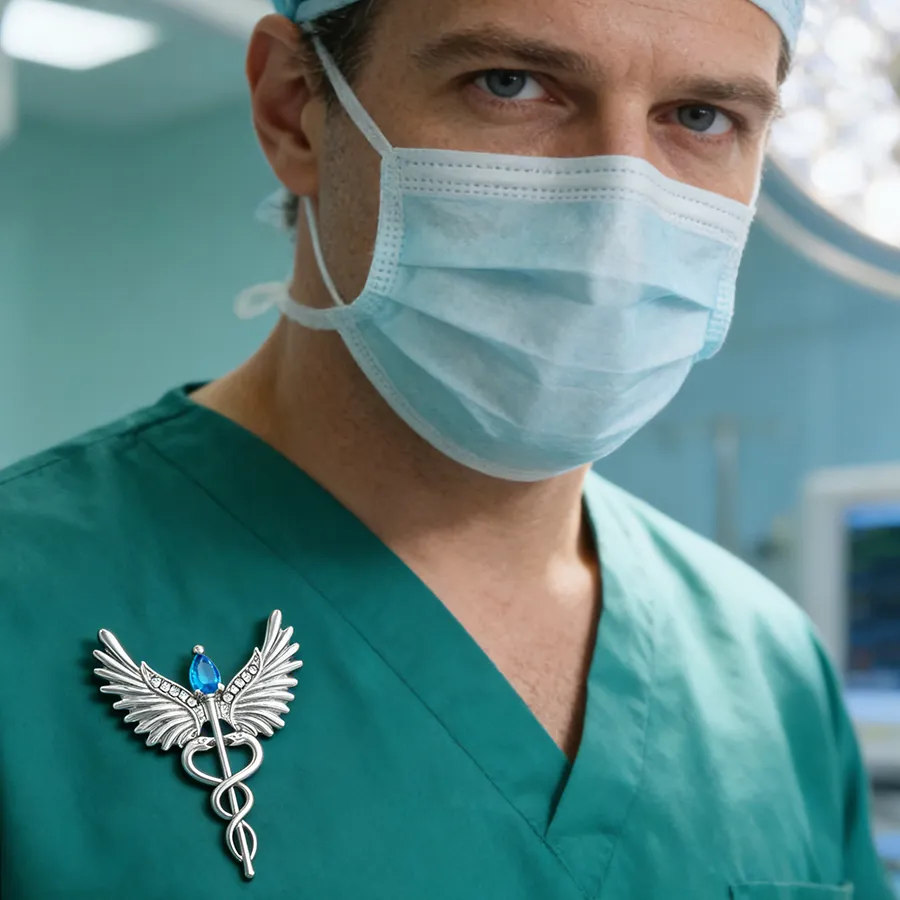 Authentic The Winged Caduceus Healer's Talisman