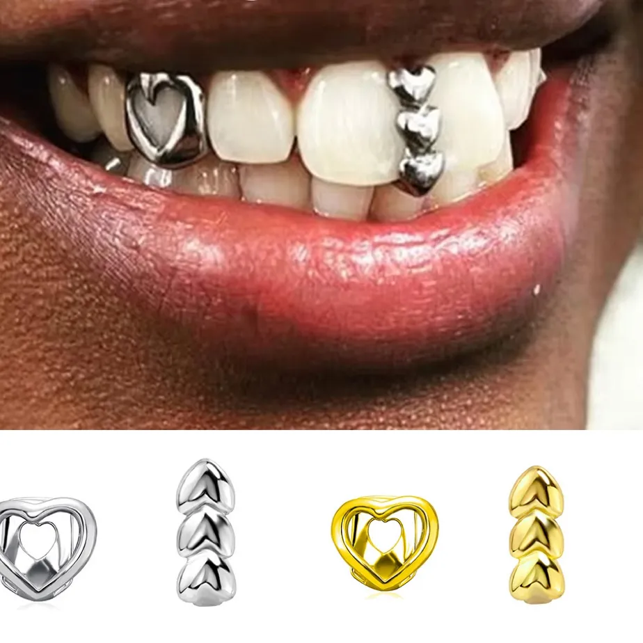 Authentic The Veiled Smile: Dual Hollow Heart and Arbor Talismanic Grillz