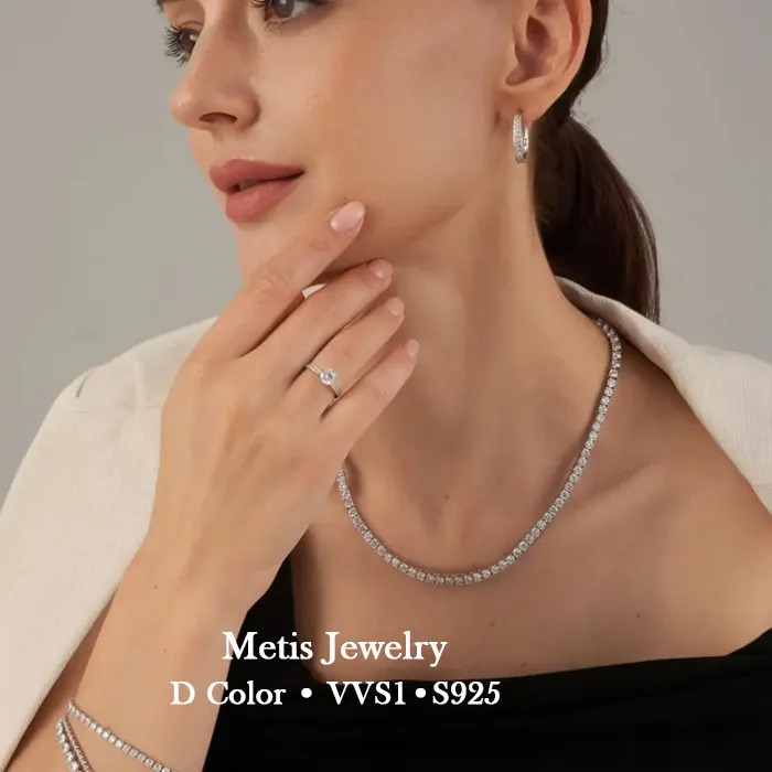 Authentic The Luminous Constellation: Moissanite Celestial Chain