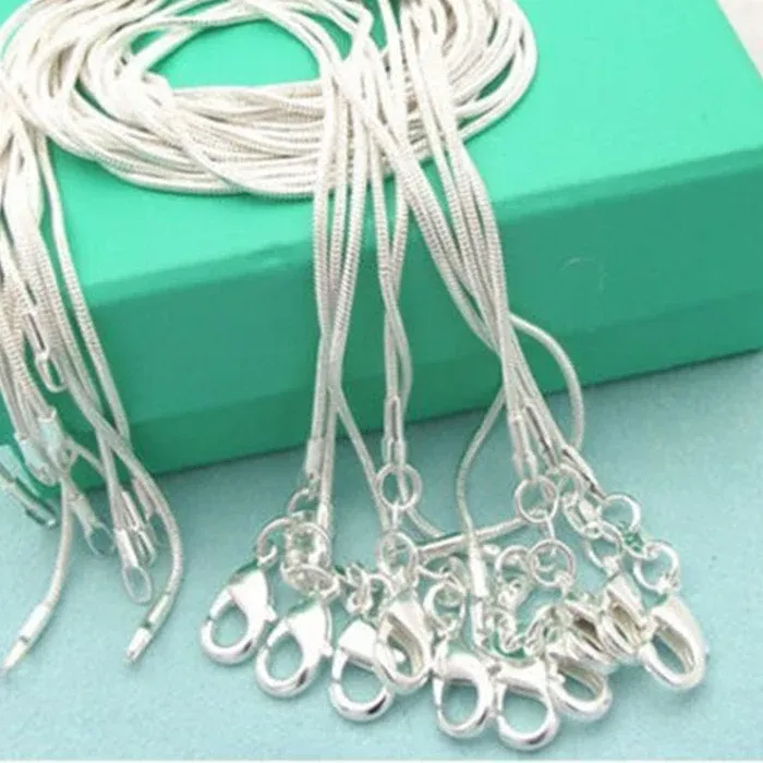 Authentic The Serpentine Conduit Silver- Plated Flow Chain