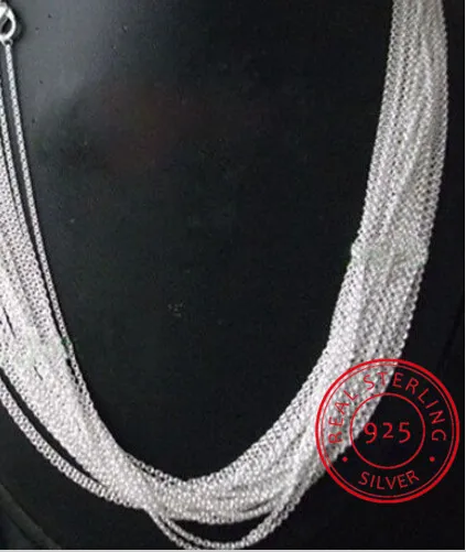 Authentic Sacred Circles of Protection: 10-Piece Sterling Silver Rolo Chain Necklace Set