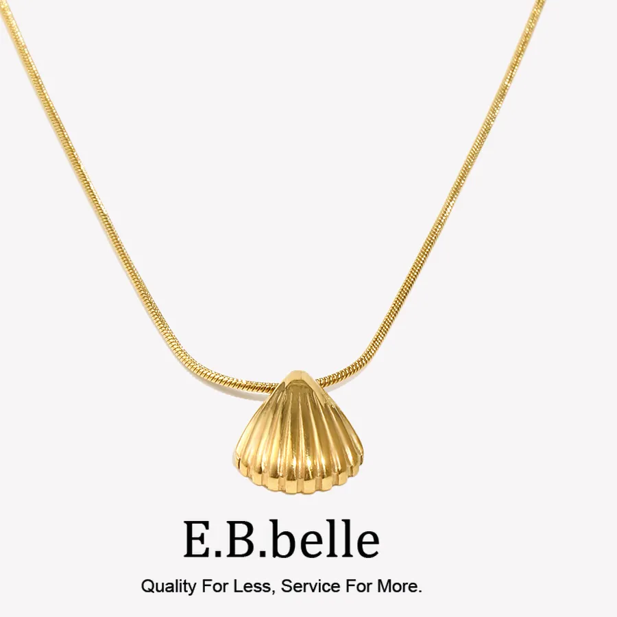 Authentic Talisman of the Ocean Depths Gold-Plated Shell Pendant