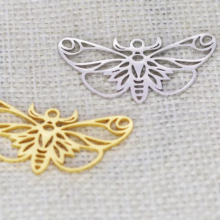 Authentic Enchanted Moth & Butterfly Charm Set – 5 Pieces