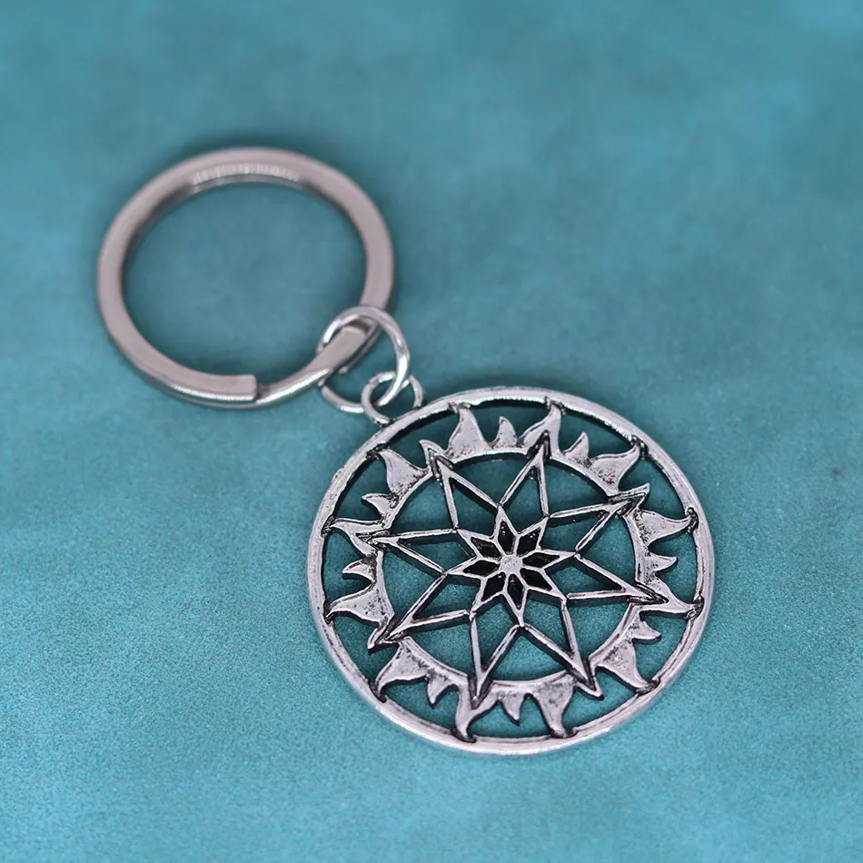 Authentic The Solar Shield Of Alatyr Nordic Slavic Golden Sun Amulet