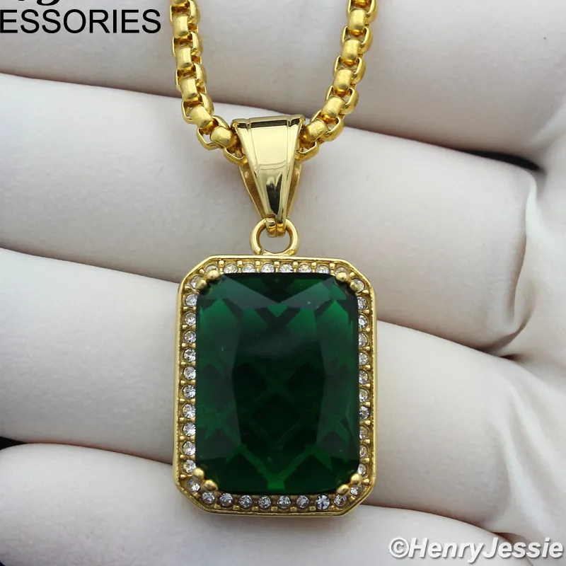 Authentic The Verdant Luminescence Amulet and Golden Axis Chain