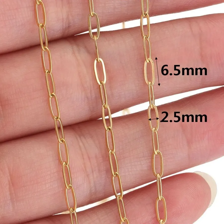 Authentic The Golden Continuum Interlocking Paperclip Chain