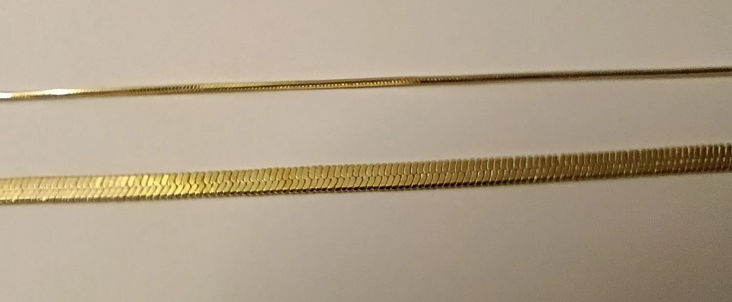 Authentic Dual Pathways of Sunlit Grace: The 14k Gold-Plated Intertwined Chains