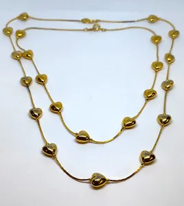 Authentic Eternal Heart Chalice: Radiant Yellow Gold Plated Pendants of Unwavering Devotion