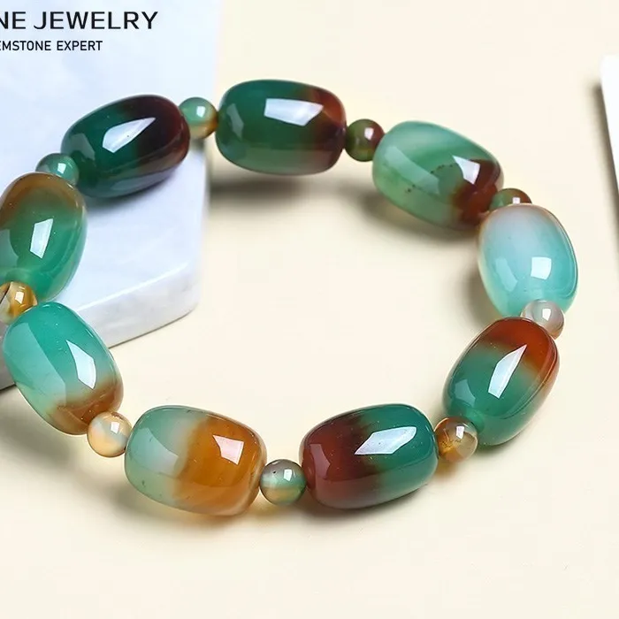 Authentic The Peacock's Grace: A Healing Charm Bracelet