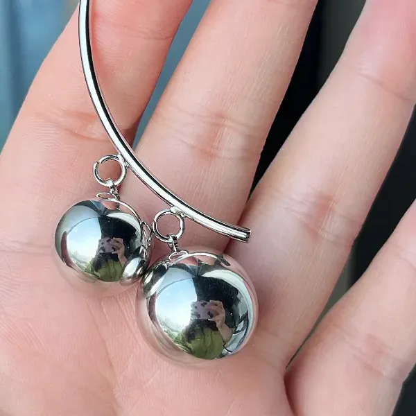 Authentic Stylish Simple Style Silver Color Ear Clip Earrings For Women Designed Creative Personality Earring Casual Party Jewelry