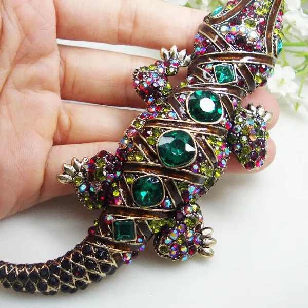 Authentic The Emerald Guardian: Vintage Crocodile Talisman of Primal Wisdom