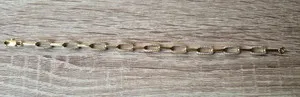 Authentic Halcyon Aura: 18ct Gold‑Plated Crystal Link Bracelet