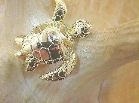 Authentic Golden Hanu Turtle Guardian – 25mm Celestial Amulet