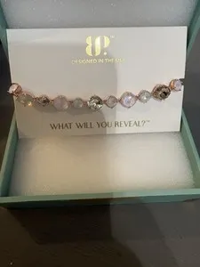 Authentic Beyond Borders BR72772 Rose Gold Plated Adjustable Slide Bracelet