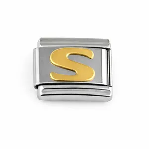 Authentic Unlock Your Destiny with Personalized Italian Gold-Plated Charms
