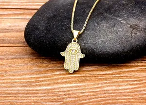 Authentic The Celestial Hamsa: A Radiant Shield of Protection