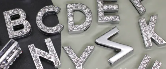 Authentic Radiant Lexicon of Light: 13-Piece Crystal Slide Letter Talismans
