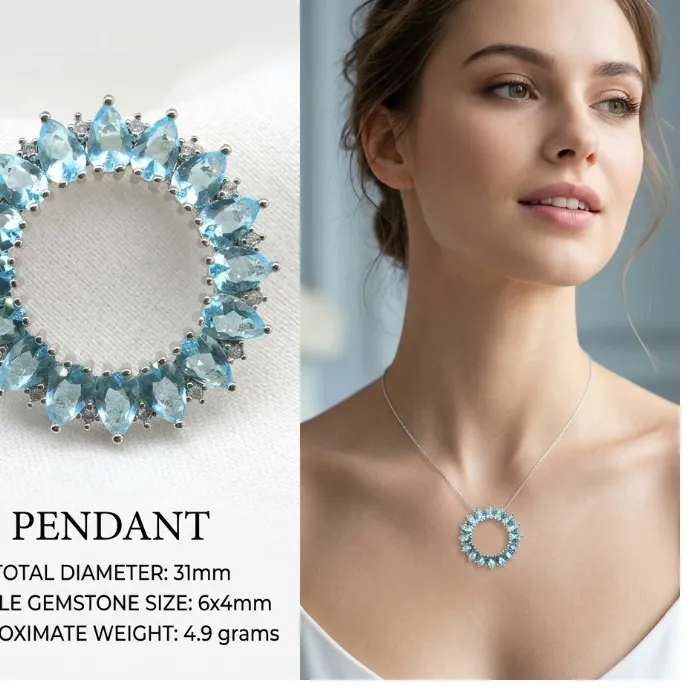 Authentic The Celestial Prism Pendulum: A Symphony of Radiant Light